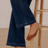 Geneva Velvet Heel in Golden Honey Image - 1