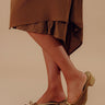 Geneva Velvet Heel in Golden Honey Image - 1