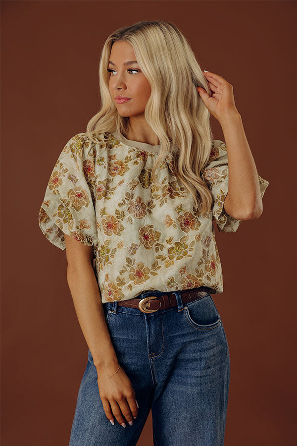 Garden Party Cutie Embroidered Top Image - 2