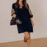 Timeless Society Embroidered Velvet Mini Dress Image - 1
