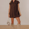Slowly Falling For You Corduroy Mini Dress Image - 1