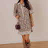 Patio Brunch Floral Jacquard Mini Dress Image - 1