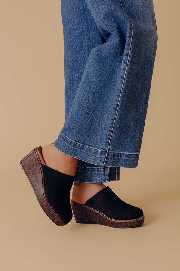 Maybe Later Faux Suede Wedge