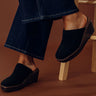 Maybe Later Faux Suede Wedge Image - 1