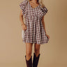 Picnic For Two Gingham Mini Dress Image - 1