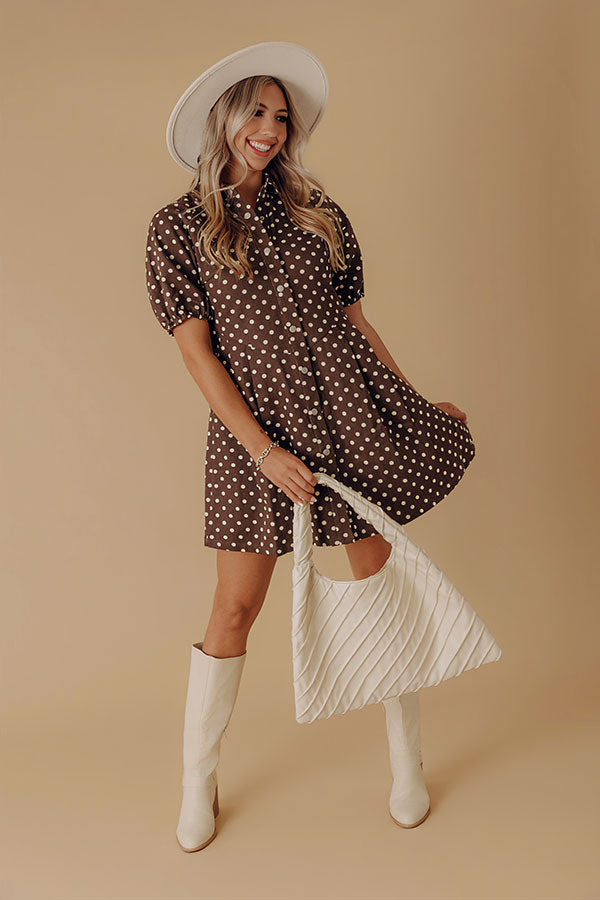 Right On Point Denim Mini Dress Image - 1