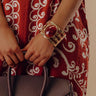 Cosmopolitan Chic Cuff Bracelet in Maple Image - 1