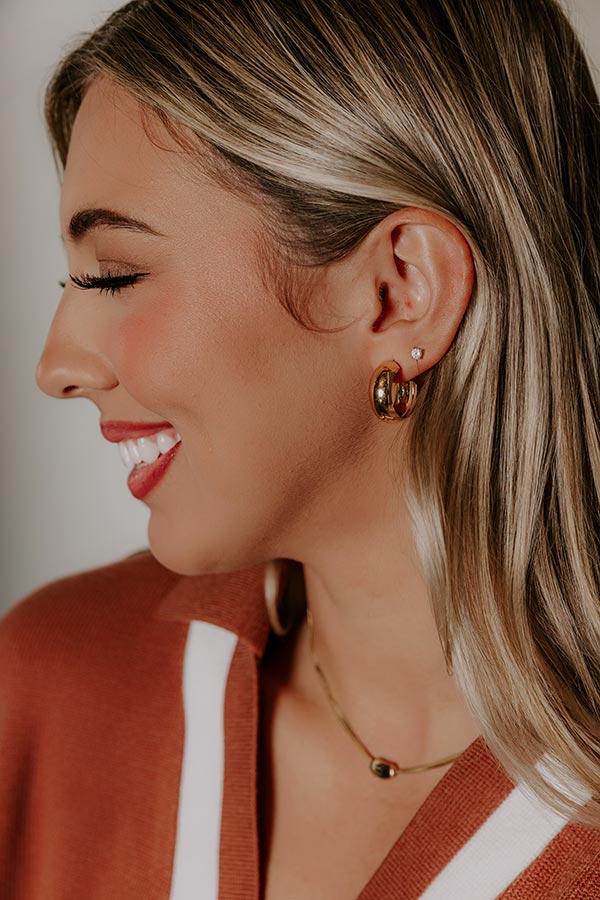 Casual Cues Hoop Earrings