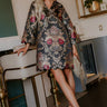 Toast To Fabulous Floral Jacquard Mini Dress Image - 1