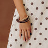 Soho Statement Bangle Bracelet Set in Espresso Image - 1