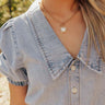 Caught Your Glance Necklace in Pearl Image - 1