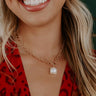 Caught Your Glance Necklace in Pearl Image - 1