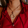Boho Chic Necklace in Latte Image - 1