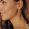 Cue the Sparkle Cubic Zirconia Stud Earrings Image - 1