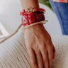 First Class Flair Stretch Bracelet Set in Wine Image - 1