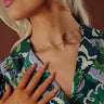 Sleek and Chic Snake Chain Necklace Image - 1