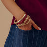 Sassy Statement Bangle Bracelet Set Image - 1