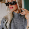 Caught Your Eye Rectangle Sunnies in Black Image - 1