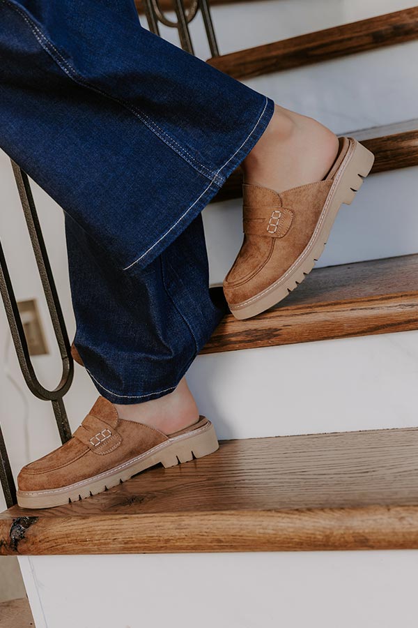 Get Lucky Faux Suede Clogs