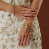 Feeling Giddy Horsebit Wrap Cuff Bracelet Image - 1