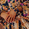 Make A Statement Stretch Bracelet Set in Navy Image - 1