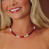 Preppy Charm Beaded Necklace Image - 1