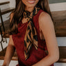 Lots To Love Leopard Satin Hair Scarf Image - 1