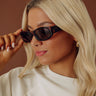Caught Your Eye Rectangle Sunnies in Tortoiseshell Image - 1