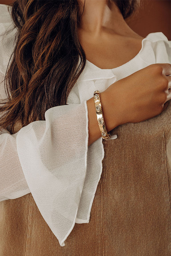 Chic Style Stretch Bracelet in Clear