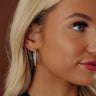 Sweet Sparkles Cubic Zirconia Hoop Earrings Image - 1