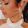 Cocktail Hour Chic Hoop Earrings in Clear Image - 1