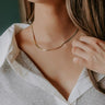 Casual Couture Snake Chain Necklace Image - 1