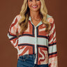 Charm And Charisma Satin Button Up Top Image - 1