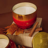 CAPRI BLUE Glimmer Inverted Candle in Apple Cider Social Image - 1