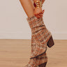 The Letty Chai Tweed Slouch Boot Image - 1