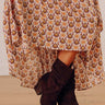 The Letty Faux Suede Slouch Boot in Chestnut Image - 1