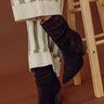 The Letty Faux Suede Slouch Boot in Chestnut Image - 1