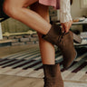 The Lynette Faux Suede Bow Bootie Image - 1