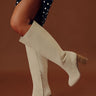 The Shiloh Faux Nubuck Knee High Boot In Birch Image - 1