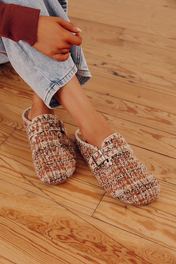 The Teri Chai Tweed Knit Clogs