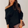 Cuddle Season Knit Lace Trim Sweater Top Image - 1