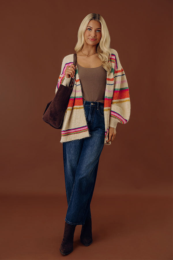The Selma High Waist Tummy Control Barrel Leg Jean in Dark Wash Image - 1