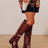 Cheyenne Faux Leather Knee High Boot Image - 1