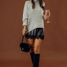 Chic Night Out High Waist Faux Leather Mini Skirt Image - 1