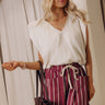 Brunch Date Chic Bubble Hem Top in Light Stone Image - 1
