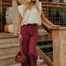 Brunch Date Chic Bubble Hem Top in Light Stone Image - 1