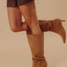 Company Party Faux Suede Knee High Boot Image - 1