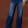 HIDDEN JEANS Ivy High Waist Wide Leg Jean in Dark Wash Image - 1