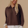 Classic Look Quarter Zip Sweatshirt Image - 1