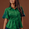 Cheers To This Floral Embroidered Velvet Top Image - 1